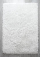 Manhattan Shag Rug Collection - WHITE