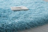 Manhattan Shag Rug Collection - TURQUOISE