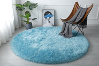 Manhattan Shag Rug Collection - TURQUOISE