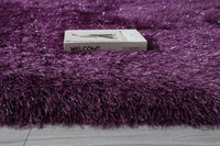 Manhattan Shag Rug Collection - PURPLE